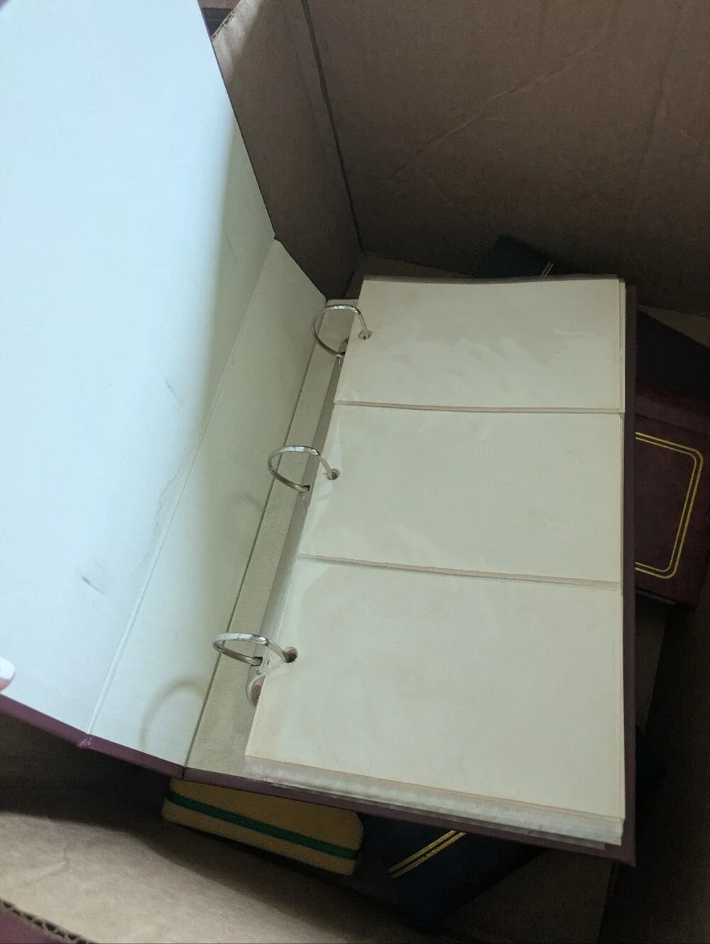 Lot of 6 Vintage & Modern Photo Albums - Assorted Sizes & Styles - Box Cleanout